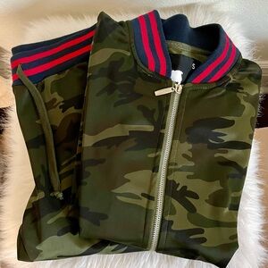 American Stitch Camouflage Jacket and Joggers Set